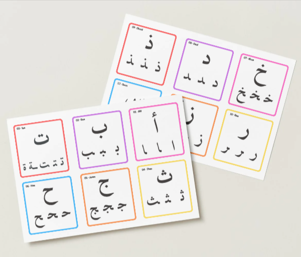 Huruful Hijaiyah Flashcard - Merged